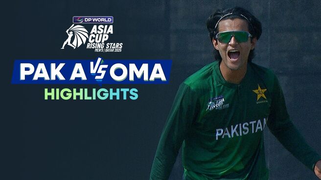 Pakistan Shaheens vs Oman - Highlights - 14 Nov 2025 on Sony LIV