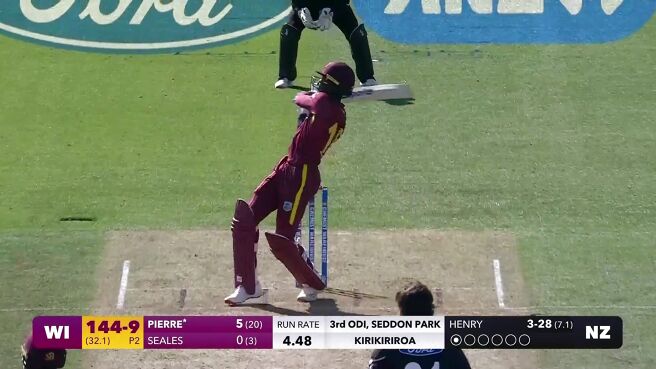 Six! Pierre Sends It Flying Into The Crowd on Sony LIV