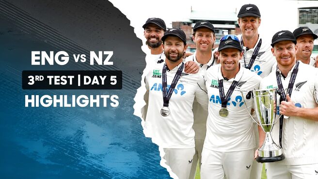 Day 5 - 3rd Test - Highlights - 29 Jun 2026 on Sony LIV
