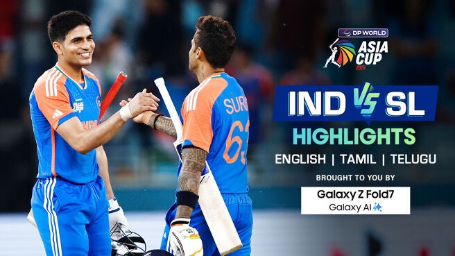 India vs Sri Lanka - Super Four - Highlights - 26 Sep 2025 on Sony LIV