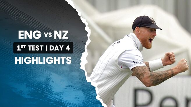 1st Test - Day 4 - Highlights - 7 Jun 2026  on Sony LIV