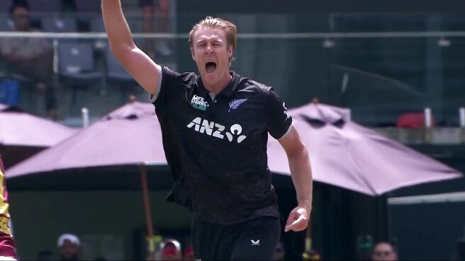 Wicket! Jamieson Delivers As Bracewell Grabs Campbell At Slip on Sony LIV