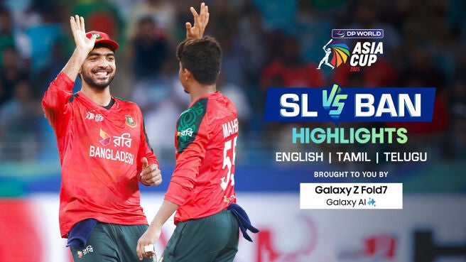 Sri Lanka vs Bangladesh - Super Four - Highlights - 20 Sep 2025 on Sony LIV