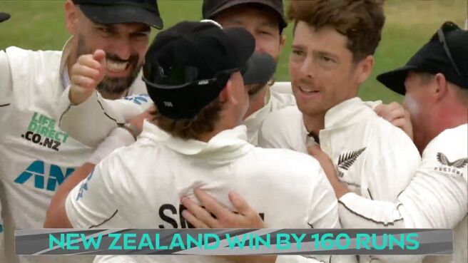 Wicket! Santner Seals A Memorable Series Triumph For New Zealand on Sony LIV