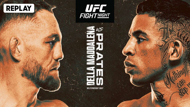 UFC Fight Night - Della Maddalena vs Prates - Replay - 2 May 2026 on Sony LIV