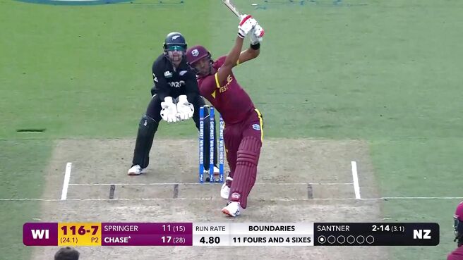 Six! Chase Clears The Fence Comfortably With A Huge Hit on Sony LIV