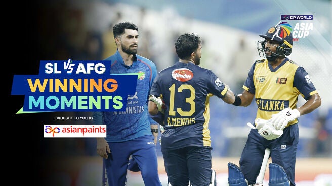 Winning Moment - Sri Lanka vs Afghanistan - 18 Sep 2025 on Sony LIV