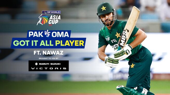Got It All Player - Mohammad Nawaz - 12 Sep 2025 on Sony LIV