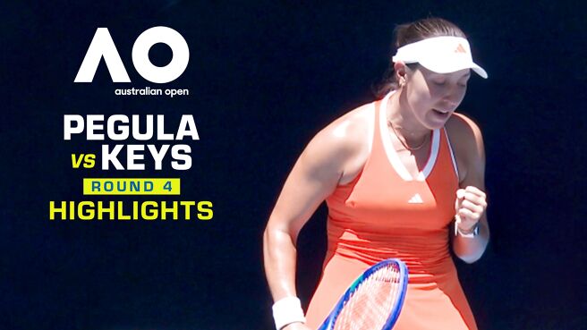 Pegula vs Keys - Round 4 - Highlights - 26 Jan 2026 on Sony LIV