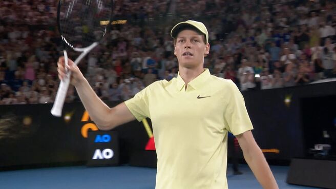  Sinner Sweeps Giron In Straight Sets - Highlights - 18 Jan 2025 on Sony LIV