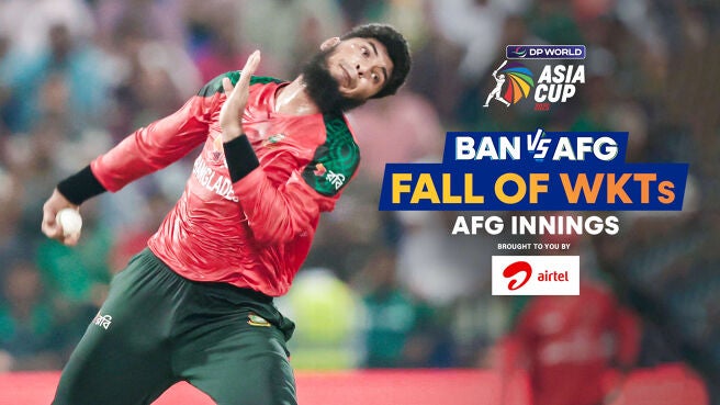 Fall of Wickets - Afghanistan - 16 Sep 2025 on Sony LIV