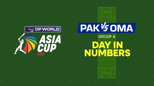 Match Metrics - Pakistan vs Oman - 12 Sep 2025 on Sony LIV