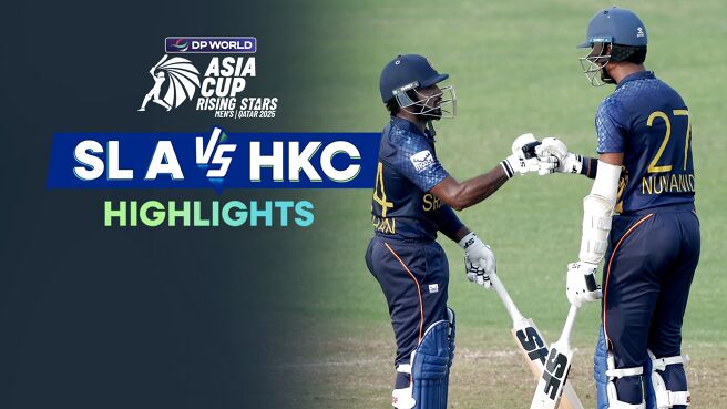  Sri Lanka A vs Hong Kong, China - Highlights - 17 Nov 2025 on Sony LIV