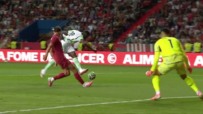 Goal! Adams Delivers A Stunning Equaliser For Nigeria on Sony LIV