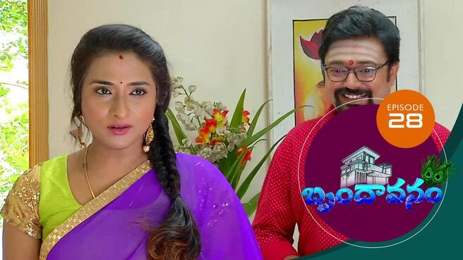 Brundavanam season 1 episode 28 on Sun NXT