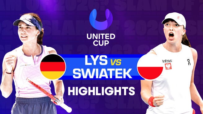  Eva Lys vs Iga Swiatek - Highlights - 5 Jan 2026  on Sony LIV