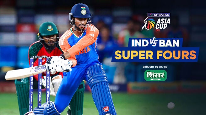 Super Fours - India vs Bangladesh - 24 Sep 2025 on Sony LIV