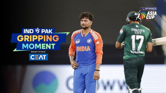 Gripping Moment - India vs Pakistan - 14 Sep 2025  on Sony LIV