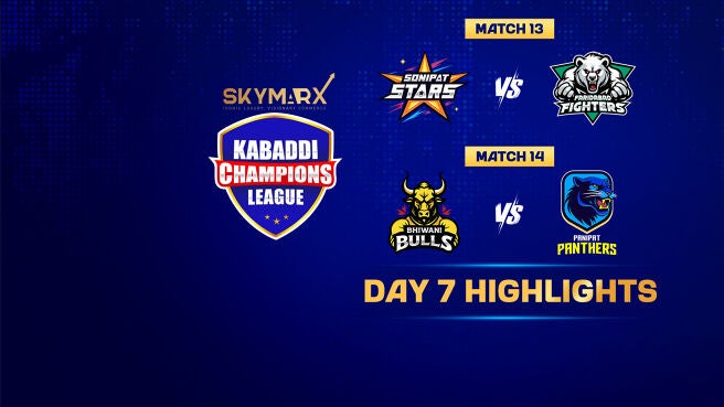 Kabaddi Champions League  Highlights Day 7 on Zee5