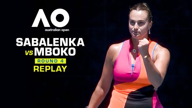 Sabalenka vs Mboko - Replay - 25 Jan 2026 on Sony LIV