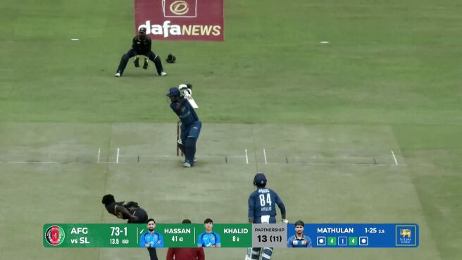 Four! Hassan Shifts Gears With Three Boundaries In An Over on Sony LIV