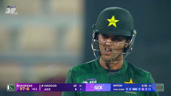 Six! Masood Continues The Rescue Act For Pakistan In A Tight Final on Sony LIV
