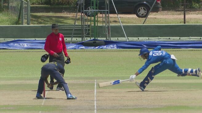 Run Out! Sri Lanka's Sharp Fielding Catches Khalid Short on Sony LIV
