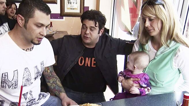 Man v. Food season 1 episode 15 on DiscoveryPlus