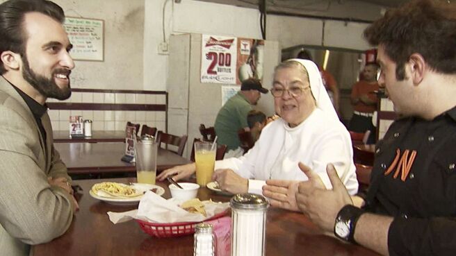 Man v. Food season 1 episode 5 on DiscoveryPlus