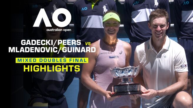 Gadecki/Peers vs Mladenovic/Guinard - Final - Highlights - 30 Jan 2026 on Sony LIV