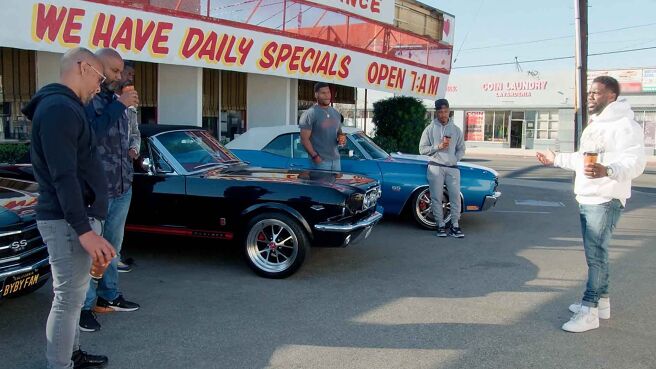 Kevin Hart's Muscle Car Crew season 1 episode 1 on Discovery Plus