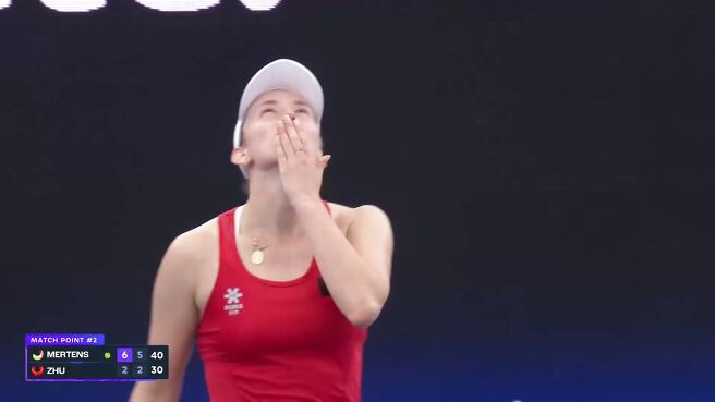 Mertens vs Zhu - Highlights - 3 Jan 2026 on Sony LIV