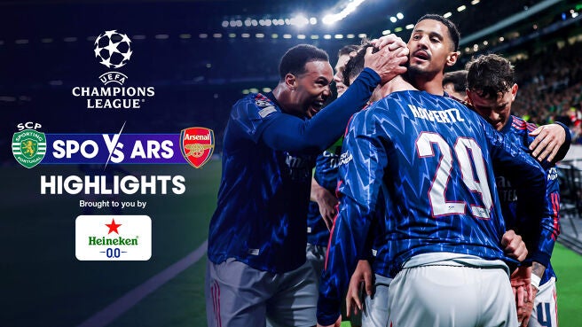 Sporting CP vs Arsenal - Quarter-Final - Leg 1 - Highlights - 8 Apr 2026 on Sony LIV