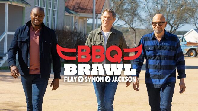 BBQ Brawl: Flay V. Symon V. Jackson on Discovery Plus