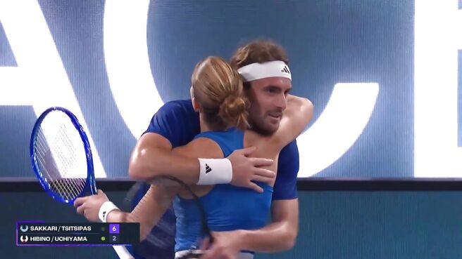 Sakkari/Tsitsipas vs Hibino/Uchiyama - Highlights - 2 Jan 2026 on Sony LIV