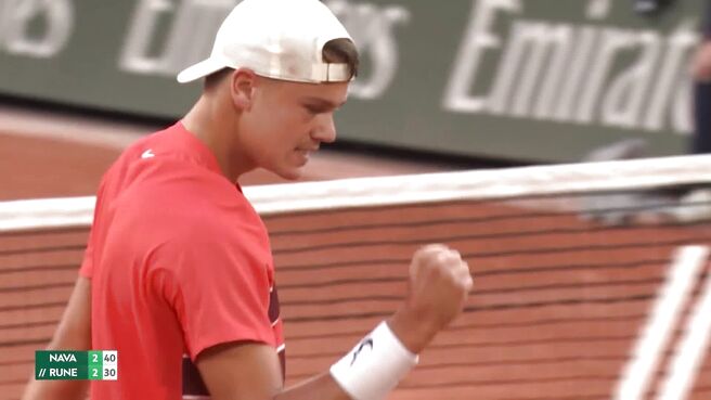 Winner! Rune Takes The Advantage With A Fine Smash on Sony LIV