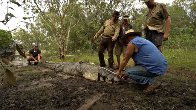 Lair Of The Killer Crocs season 1 episode 1 on Discovery Plus