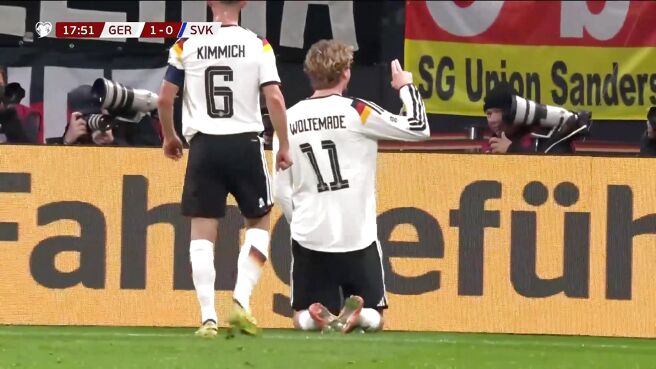 Goal! Woltemade Heads Home To Put Germany In Front on Sony LIV