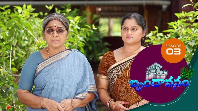 Brundavanam season 1 episode 3 on Sun NXT