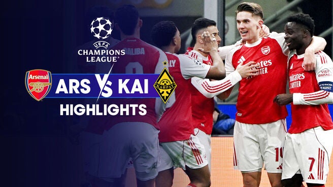 Arsenal vs Kairat Almaty - Highlights - 29 Jan 2026 on Sony LIV