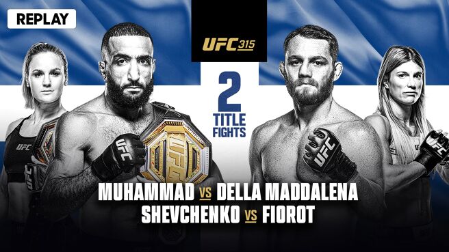 UFC 315 - Muhammad vs Della Maddalena - 11 May 2025 on Sony LIV