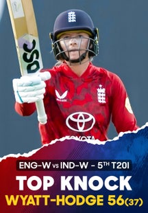 Wyatt-Hodge Kickstarts England's Chase on Sony LIV