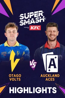 Otago Volts vs Auckland Aces - Highlights - 12 Jan 2026 on Sony LIV
