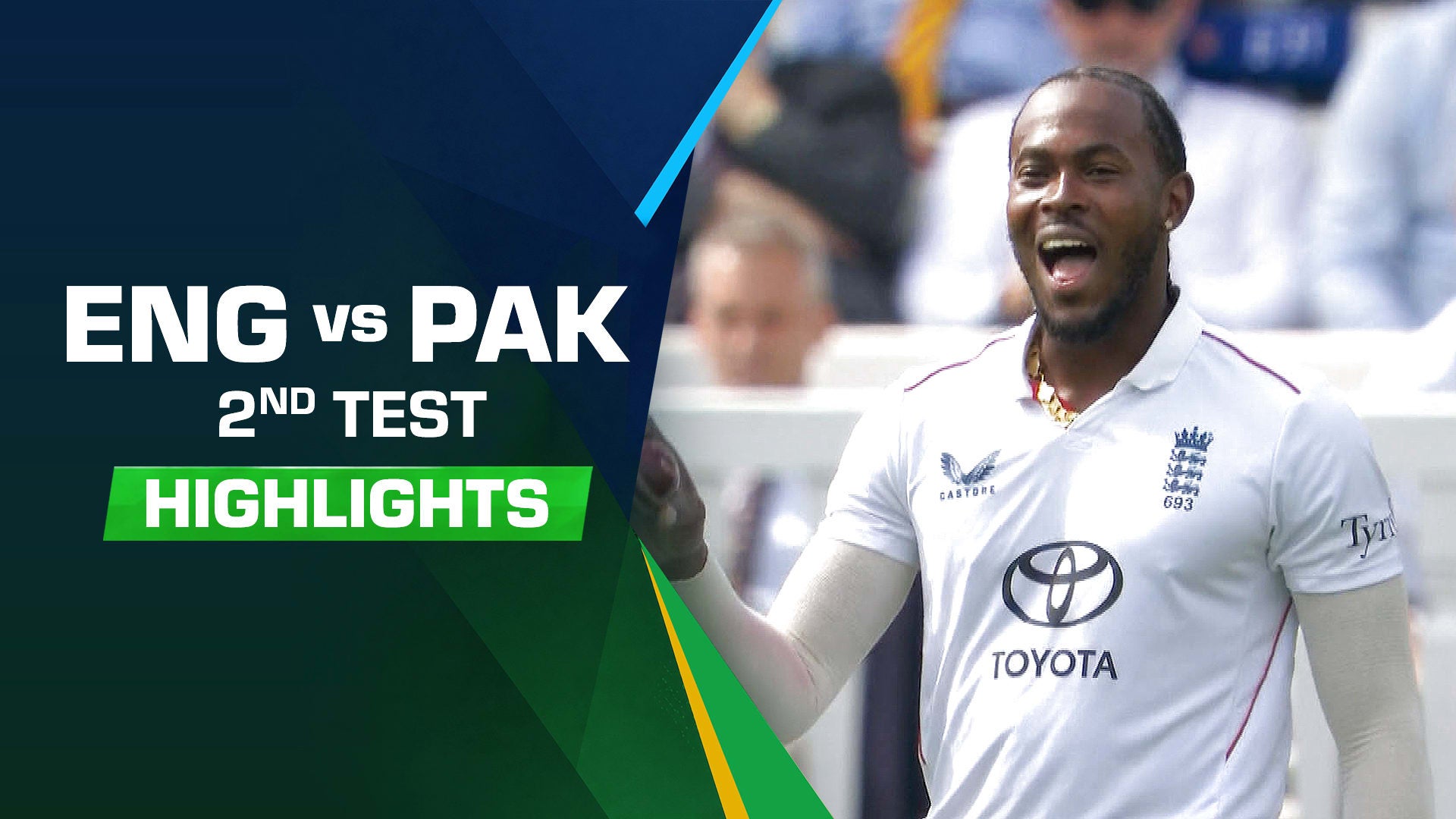 2nd Test - Highlights - 30 Aug 2026 on Sony LIV