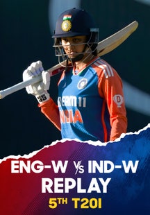 5th T20I - Replay - 12 Jul 2025 on Sony LIV