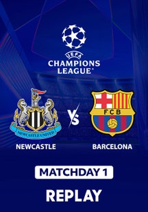 Newcastle vs Barcelona - Replay - 19 Sep 2025 on Sony LIV