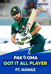 Got It All Player - Mohammad Nawaz - 12 Sep 2025 on Sony LIV
