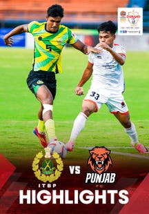 ITBP FT vs Punjab FC - Highlights - 6 Aug 2025 on Sony LIV