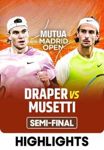 Jack Draper vs Lorenzo Musetti - Semi-final - Highlights - 2 May 2025 on SonyLIV