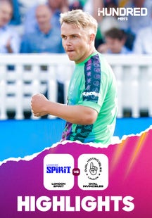 London Spirit vs Oval Invincibles (Men’s) - Highlights - 5 Aug 2025 on Sony LIV